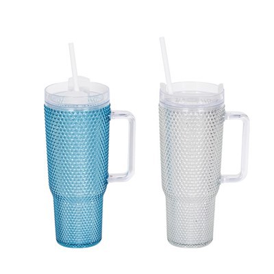 700 ml-es duplafalú műanyag gél pohár Durian Cup medvéhez fogantyús műanyag szalmapalack iváshoz