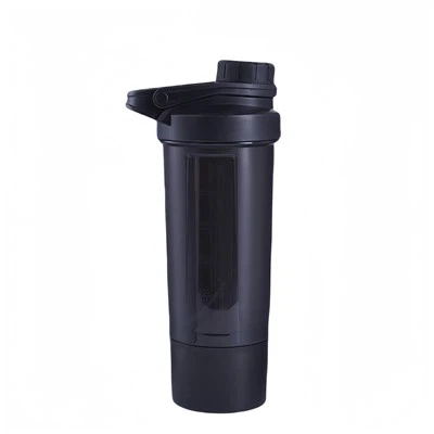 Kültéri átlátszó színes fehérje shaker palack