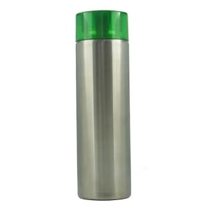 1000 ml-es egyetlen fal rozsdamentes acél egyszerű sport kulacs műanyag felső fedelet
